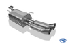 Fox Edelstahl Sportauspuff Opel Astra G Stufenheck 2x76mm DTM rund scharf gerade