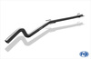 Fox Edelstahl Racing-Komplettanlage ab Kat Opel Astra H Caravan Turbo 2x76mm rund eingerollt gerade mit Absorber