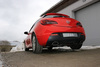 Fox Edelstahl Duplex Sportauspuff Opel Astra J GTC 1.6l je 160x90mm oval eingerollt seitlich abgeschrägt