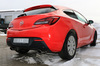 Fox Edelstahl Duplex Racing-Komplettanlage ab Kat Opel Astra J GTC je 115x85mm oval eingerollt abgeschrägt