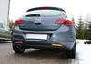 FOX Edelstahl Sportauspuff Opel Astra J Limo 1.6l je 140x90mm oval eingerollt abgeschrägt