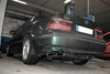 Fox Edelstahl Sportauspuff-Komplettanlage ab Kat Opel Calibra A inkl. 4x4 145x65mm trapezförmig eingerollt abgeschrägt