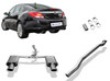 Fox Edelstahl Duplex Racing-Komplettanlage ab Kat Opel Insignia 2.8l 4x4 je 140x90mm oval eingerollt abgeschrägt