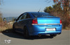 Fox Edelstahl Duplex Racing-Komplettanlage ab Kat Opel Vectra C OPC je 140x90mm oval eingerollt abgeschrägt