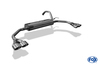 Fox Edelstahl Duplex Sportauspuff Peugeot 107 je 2x86x54mm oval abgeschrägt mit Absorber