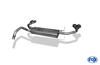 Fox Edelstahl Duplex Sportauspuff Peugeot 107 je 2x86x54mm oval abgeschrägt mit Absorber