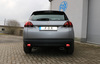 FOX Edelstahl Duplex Sportauspuff Peugeot 2008 je 145x65mm trapezförmig eingerollt abgeschrägt