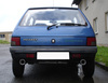 Fox Edelstahl Duplex Sportauspuff Peugeot 205 1x90mm rund eingerollt gerade mit Absorber