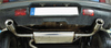 Fox Edelstahl Duplex Sportauspuff Peugeot 205 1x90mm rund eingerollt gerade mit Absorber