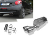 Fox Edelstahl Sportauspuff Peugeot 208 GTI 2x100mm rund eingerollt abgeschrägt