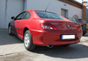 Fox Edelstahl Sportauspuff Peugeot 406 Limousine u. Coupe 106x71mm oval eingerollt seitlich abgeschrägt