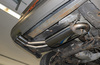 Fox Edelstahl Racing-Komplettanlage ab Kat. Audi 80/90 quattro 81/85 2x76mm rund scharf gerade