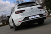 FOX Edelstahl Duplex Racing-Komplettanlage ab Kat. Seat Leon ST Cupra 4Drive Typ 5F je 2x80mm rund doppelwandig abgeschrägt