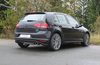 Fox Edelstahl Duplex Racing-Komplettanlage ab Kat VW Golf 7 GTI je 100mm rund eingerollt abgeschrägt