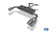 Fox Edelstahl Duplex Sportauspuff Land Rover Range Rover MK3 Typ LM 4.3l ab 2002 2x90mm rund eingerollt gerade mit Absorber
