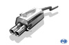 Fox Edelstahl Racing-Komplettanlage ab Kat. Renault Clio 2 Typ B 2.0l 16V 2x80mm rund eingerollt gerade mit Absorber