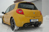 Fox Edelstahl Duplex Sportauspuff Renault Clio 3 Sport Facelift Typ R für originale Endrohre