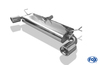 Fox Edelstahl Duplex Sportauspuff Renault Koleos 4x4 2.5l 1x100mm rund eingerollt abgeschrägt mit Absorber