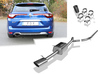 FOX Edelstahl Racing-Komplettanlage ab Kat Renault Megane 4 Grandtour 1.6 GT TCe 205 EDC 140x90mm oval eingerollt abgeschrägt