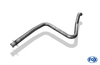 Fox Edelstahl Racing-Komplettanlage ab Kat Saab 9-3 I Typ YS3D Bj.98-03 1x90mm rund eingerollt gerade mit Absorber