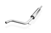 Fox Edelstahl Duplex Sportauspuff-Komplettanlage ab Kat Seat Arosa - 6H 1x90mm rund eingerollt gerade mit Absorber