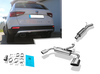 FOX Edelstahl Duplex Sportauspuff-Komplettanlage ab Kat. Seat Ateca Typ 5FP 2.0 TSI 4Drive je 160x90mm oval eingerollt seitlich abgeschrägt