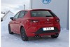 Fox Edelstahl Duplex Sportauspuff Seat Leon 5F 1.2l 1.4l + 1.6-2.0l TDI ab 2012 (Mod. mit Einzelradaufhängung) je 2x80mm rund eingerollt abgeschrägt