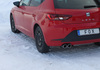 Fox Edelstahl Sportauspuff Seat Leon 5F 1.8l 2.0l TDI je 2x80mm rund eingerollt abgeschrägt ohne Absorber