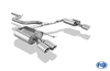 FOX Edelstahl Duplex Sportauspuffanlage ab OPF Seat Leon 5F ST Cupra 290 OPF je 2x80mm rund doppelwandig abgeschrägt