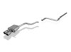 Fox Edelstahl Racing-Komplettanlage ab Kat Seat Leon ST 5F 1.4l 1.8l (Mod. mit Starrachse) 2x90mm rund eingerollt abgeschrägt