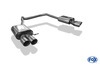 Fox Edelstahl Duplex Sportauspuff Seat Leon ST 5F 1.4l 1.8l (Mod. mit Einzelradaufhängung) je 2x90mm rund doppelwandig abgeschrägt