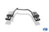 Fox Edelstahl Duplex Sportauspuff Seat Leon ST 5F 2.0l TDI (Mod. mit Einzelradaufh.) ab 2013 je 2x90mm rund eingerollt abgeschrägt