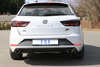 FOX Edelstahl Duplex Racing-Komplettanlage ab Kat. Seat Leon ST Cupra 4Drive Typ 5F je 2x80mm rund doppelwandig abgeschrägt