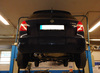 Fox Sportauspuff Skoda Fabia 5J und NJY 3/5-türig ab 2007 145x65mm trapezförmig eingerollt abgeschrägt