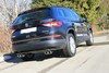 FOX Edelstahl Duplex Sportauspuff Skoda Kodiaq 4x4 Benzin je 2x88x74mm oval eingerollt abgeschrägt