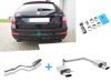 Fox Edelstahl Duplex Sportauspuff-Komplettanlage ab Kat Skoda Octavia 1.8 TSI Typ 5E Limo u. Combi ab 2013 je 145x65mm trapezförmig eingerollt abgeschrägt