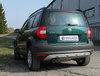 Fox Edelstahl Sportauspuff Skoda Yeti 4x4 2x80mm rund eingerollt abgeschrägt mit Absorber