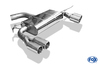 Fox Edelstahl Duplex Sportauspuff Skoda Yeti Frontantrieb je 2x80mm rund eingerollt