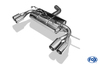 Fox Edelstahl Duplex Sportauspuff Skoda Yeti Frontantrieb je 2x80mm rund eingerollt