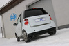 FOX Edelstahl Duplex Sportauspuff inkl. Flexrohr Smart Fortwo Typ 451 ab 2011 je 86x54mm oval eingerollt abgeschrägt