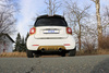 FOX Edelstahl Duplex Sportauspuff Smart Fortwo 3 Typ 453 ab 2014 für Brabus Heckansatz je 100mm rund doppelwandig abgeschrägt