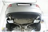 Fox Edelstahl Duplex Sportauspuff Audi A6 4F Typ C6 quattro Limousine u. Avant TDI 1x90mm rund eingerollt abgeschrägt mit Absorber