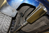 Fox Edelstahl Duplex Sportauspuff Hyundai Accent 3 Typ MC Bj.06-10 135x80mm flachoval eingerollt abgeschrägt mit Absorber
