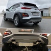 FOX Edelstahl Duplex Sportauspuff Hyundai Kona 4WD je 145x65mm trapezförmig