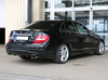 Fox Edelstahl Duplex Sportauspuff Mercedes C-Klasse W204 S204 4-Zylinder Limousine u. T-Modell mit AMG-Stoßstange 115x85mm oval eingerollt seitlich abgeschrägt