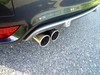 Fox Edelstahl Sportauspuff Renault Megane 3 Schrägheck GT-Line 2x80mm rund eingerollt gerade