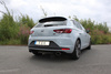 Fox Edelstahl Duplex Sportauspuff Seat Leon 5F Cupra je 140x90mm oval eingerollt abgeschrägt