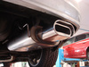 Fox Edelstahl Sportauspuff Toyota Celica T20 Bj.94-99 160x80mm flachoval eingerollt abgeschrägt mit Absorber