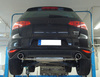 Fox Edelstahl Duplex Sportauspuff VW Golf 7 1.4 TSI 2.0 TDI inkl. GTD in GTI-Optik je 100mm rund eingerollt abgeschrägt