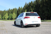 Fox Edelstahl Duplex Sportauspuff VW Golf 7 2.0l TDI 4Motion je 2x80mm rund doppelwandig abgeschrägt